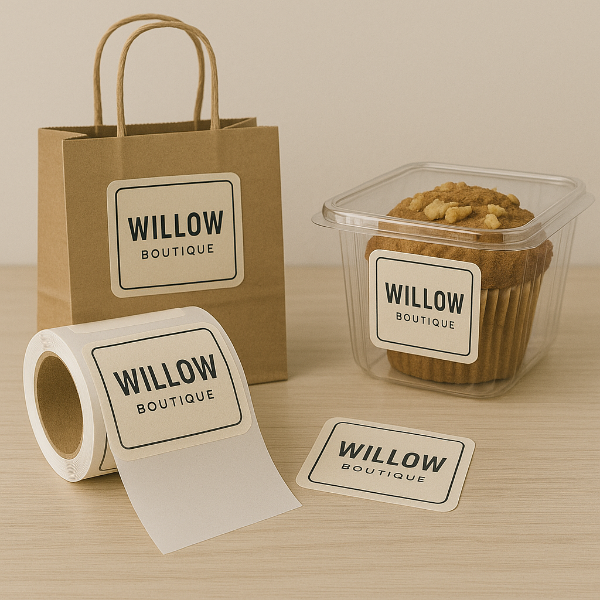 Picture of Roll Labels - Rounded Rectangle
