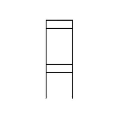 Picture of 24"h x 18"w Metal Frame - 2 riders (Black)