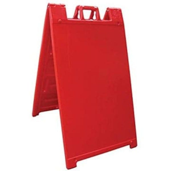 Picture of 36" x 24" Sandwich Board Frame - Red
