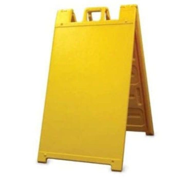 Picture of 36" x 24" Sandwich Board Frame - Yellow