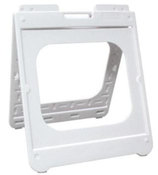Picture of 24x24 Sandwich Board Frame - White