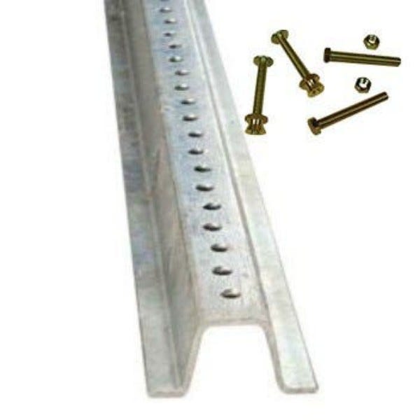 Picture of 6.5' Galvanized U-Channel Post  (With Mounting Hardware)