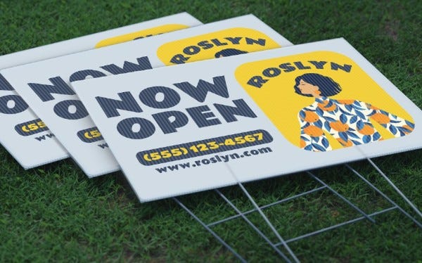 Picture of Yard Signs