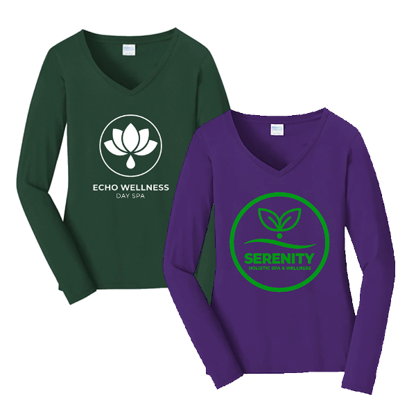 Picture of Port & Company® Women’s Long Sleeve Fan Favorite V-Neck