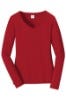 Picture of Port & Company® Women’s Long Sleeve Fan Favorite V-Neck