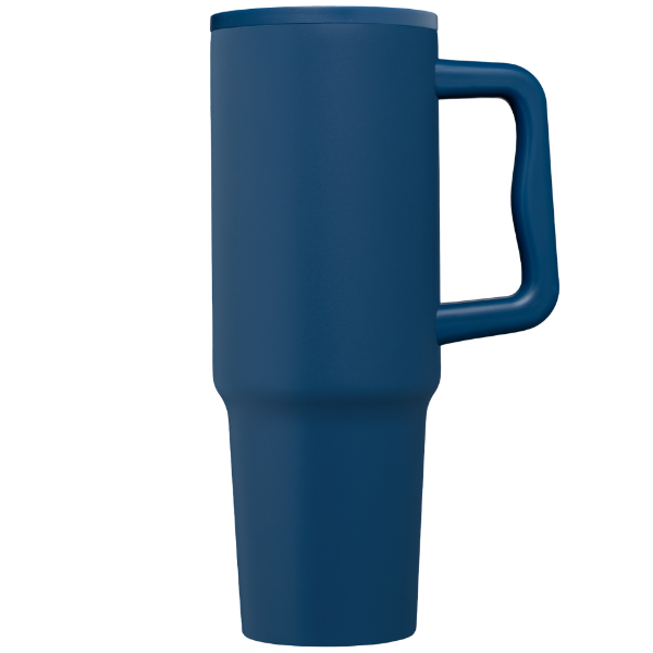 Picture of Polar Pro - 40 oz. Double-Wall Recycled Stainless Steel Tumbler with Straw