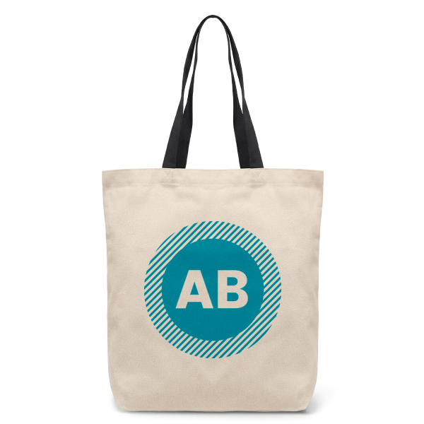 Picture of Tonga - 5 oz Natural Cotton Tote w/ Color Straps