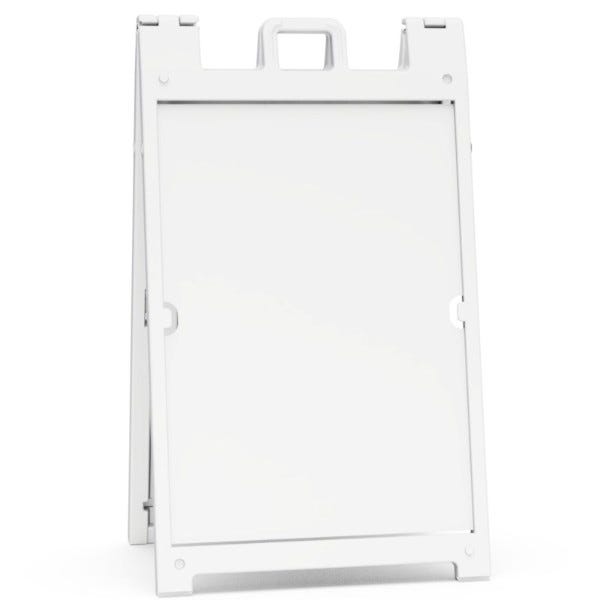 Picture of 36" x 24" Deluxe Sandwich Board Frame - White