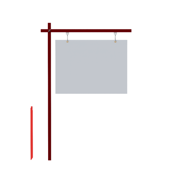 Picture of Mini Real Estate Post - Red