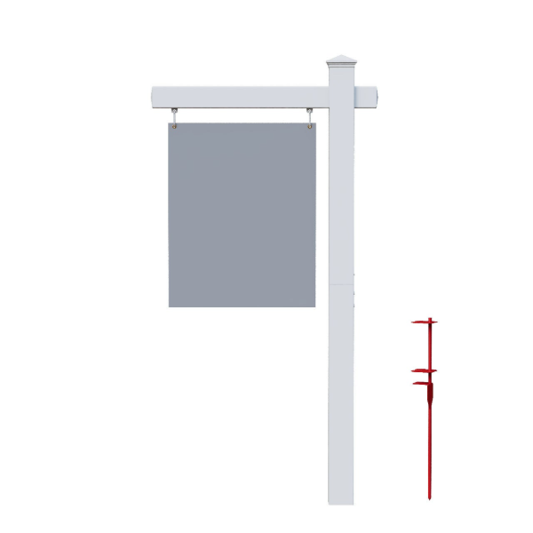 Picture of Vinyl Real Estate Post (2-Piece) - Princeton Cap - Short